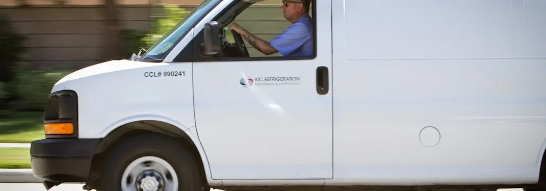 KIC Refrigeration service vehicle serving Severn area